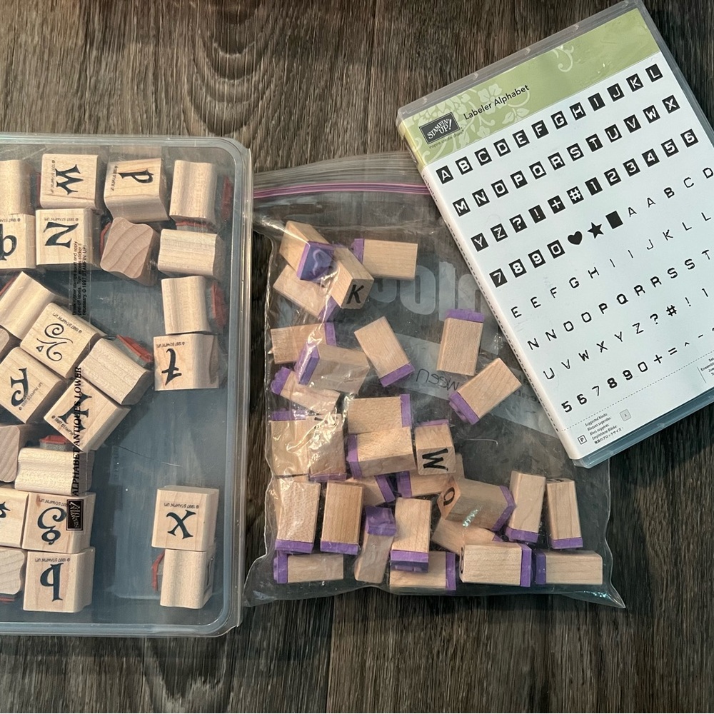 Stampin Up letters